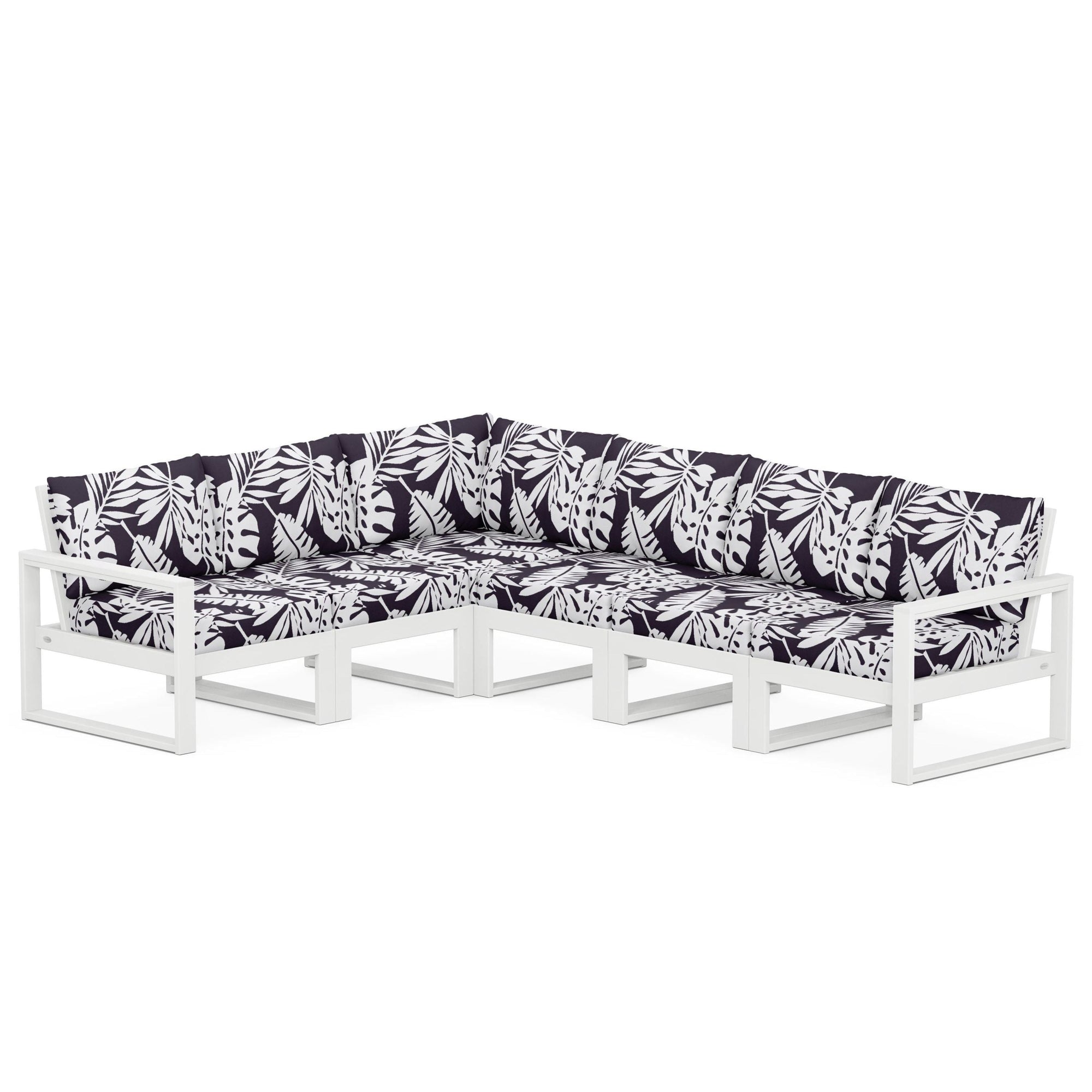 Polywood EDGE 6-Piece Modular Deep Seating Set