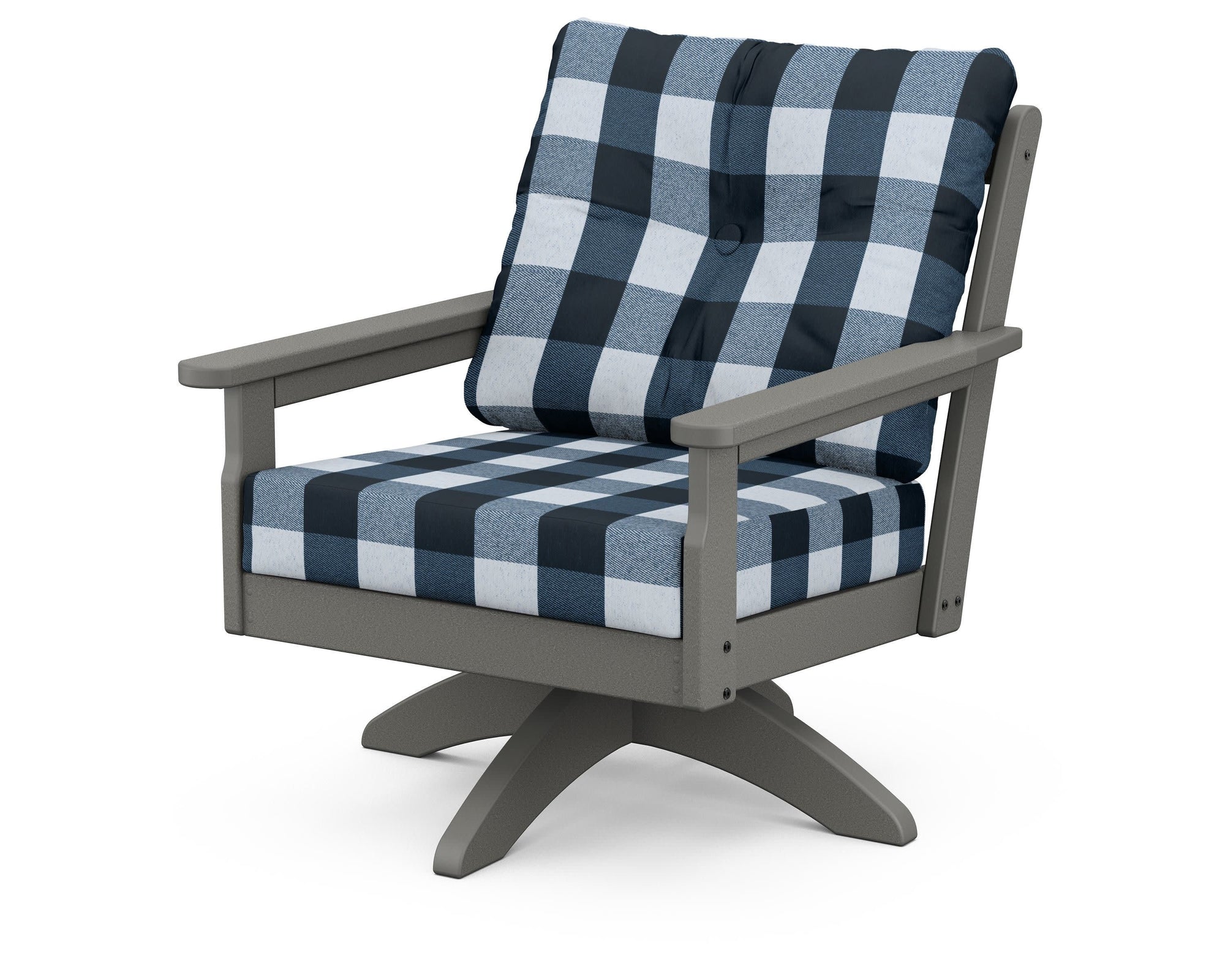 Polywood Vineyard Deep Seating Swivel Chair