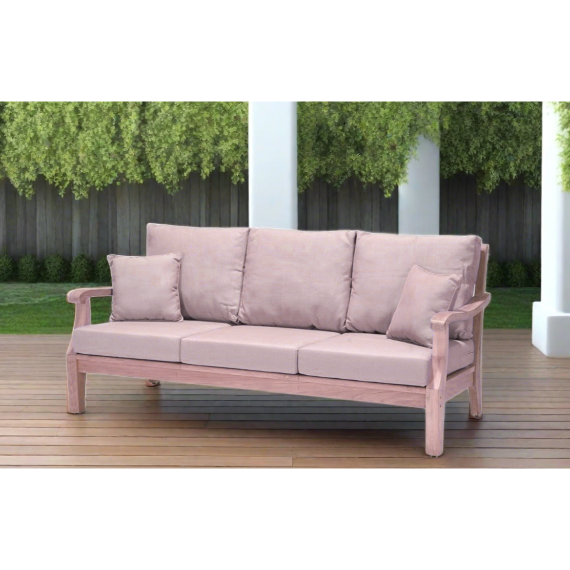 Bermuda Teak 77" Outdoor Sofa - New for 2024