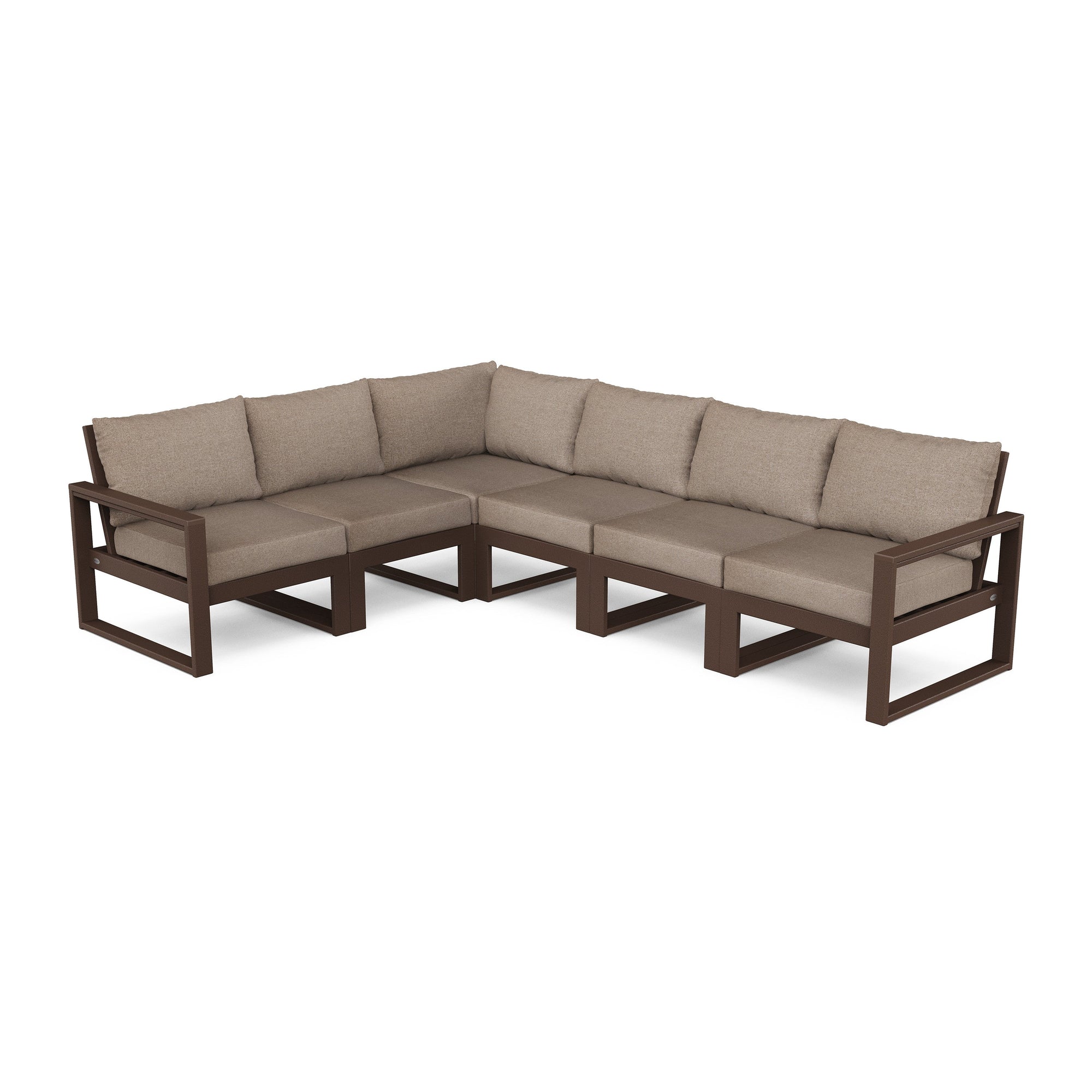 Polywood EDGE 6-Piece Modular Deep Seating Set