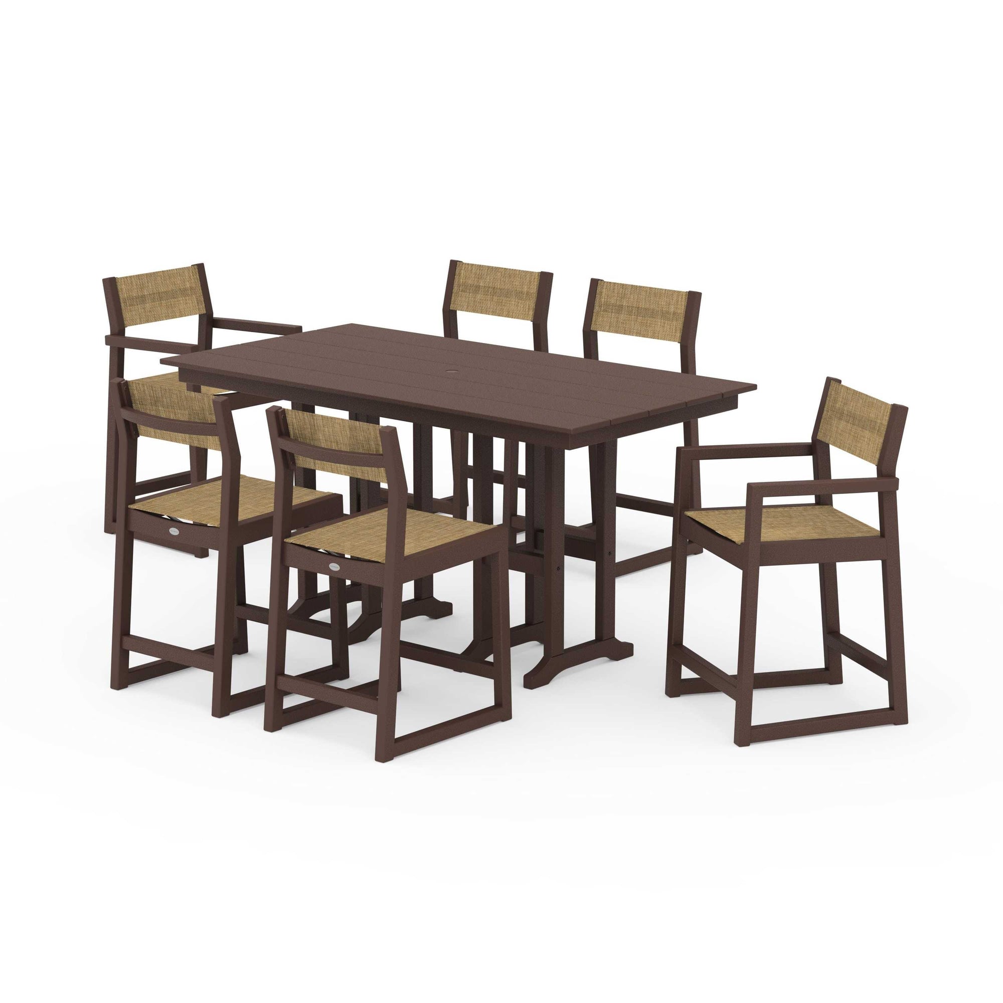 EDGE Sling 7-Piece Farmhouse Counter Set