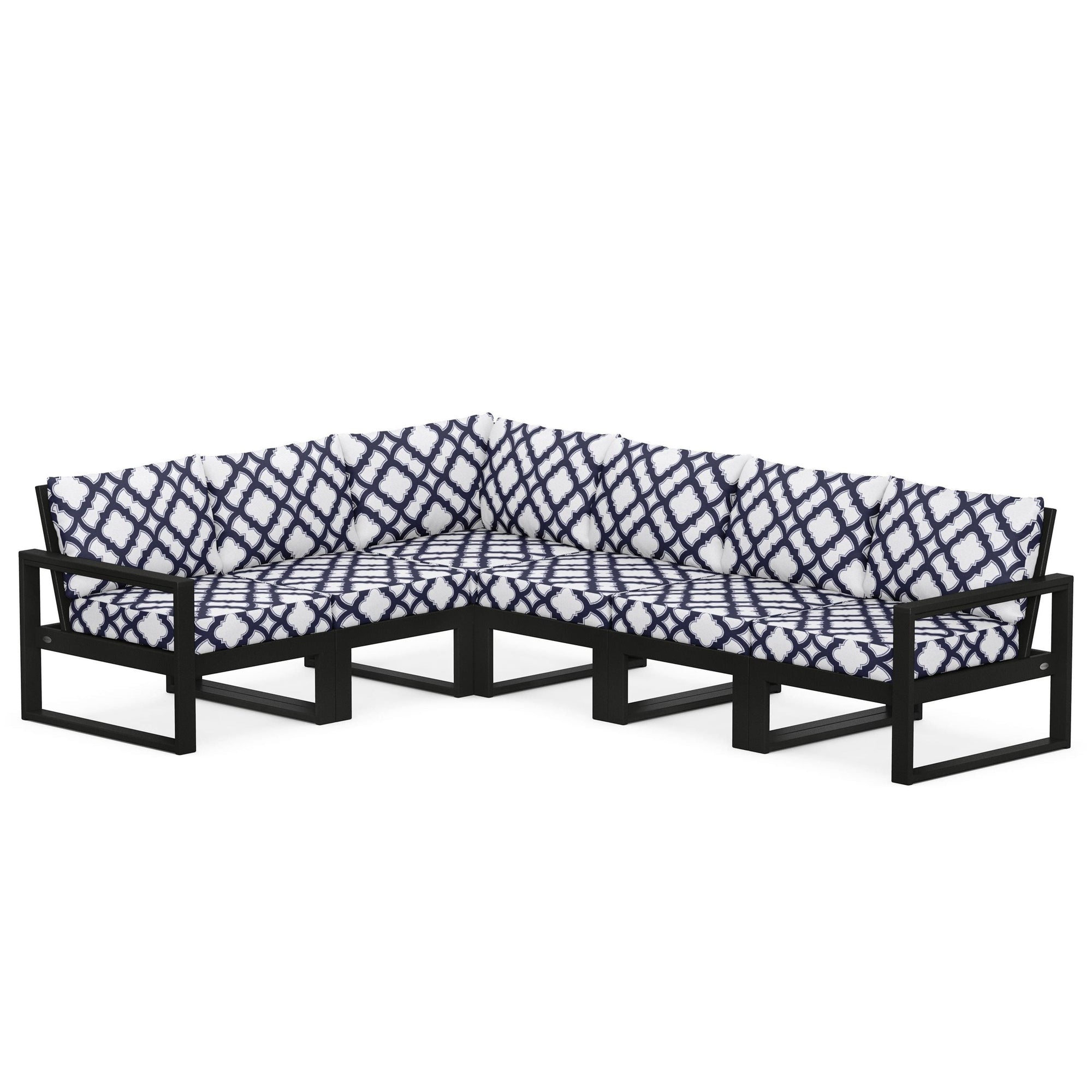 Polywood EDGE 6-Piece Modular Deep Seating Set