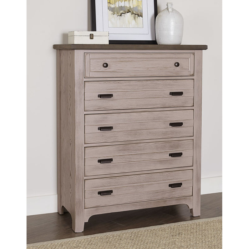 Bungalow Dover Grey Two-Tone 5-Drawer Chest