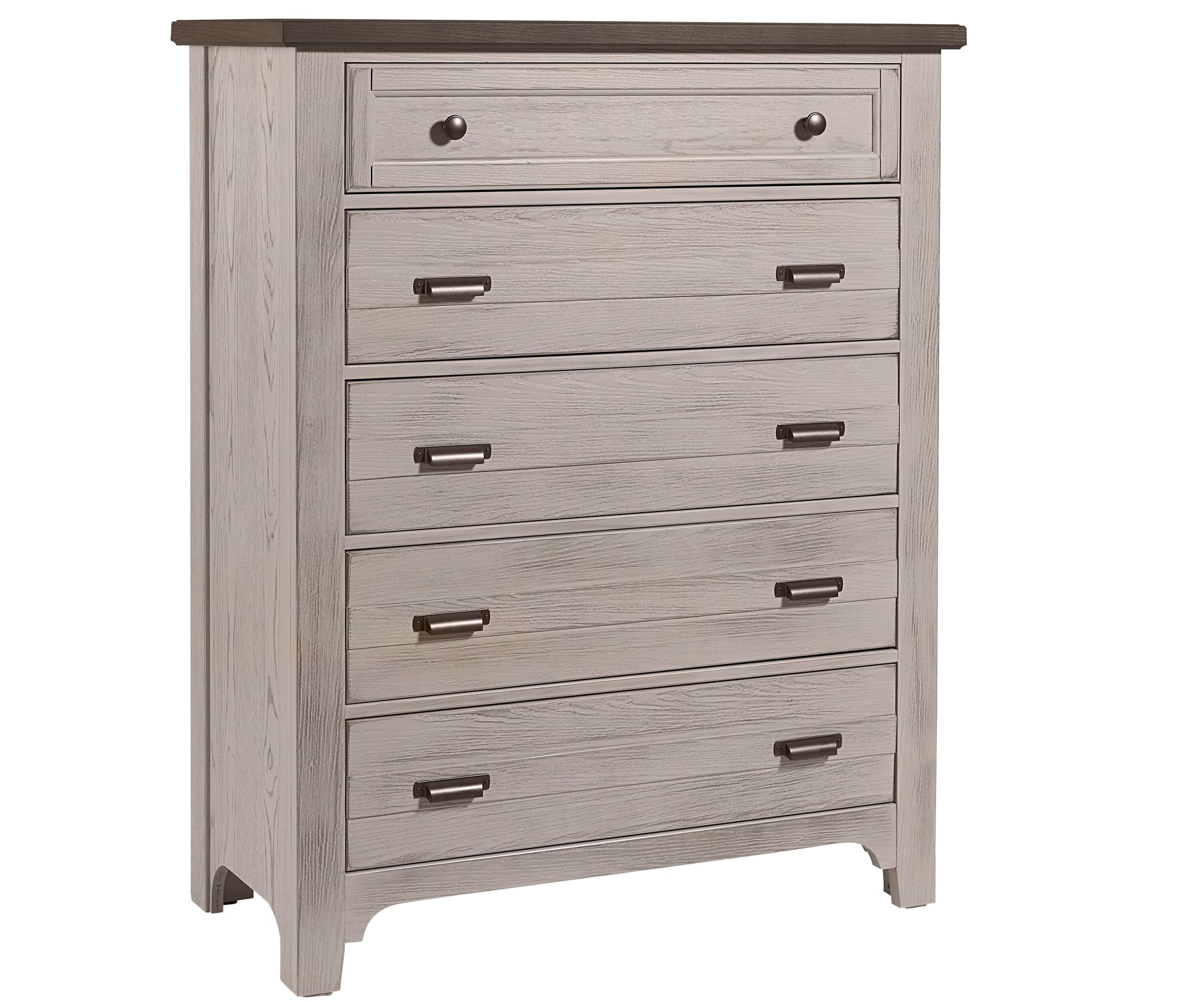 Bungalow Dover Grey Two-Tone 5-Drawer Chest, product image 2