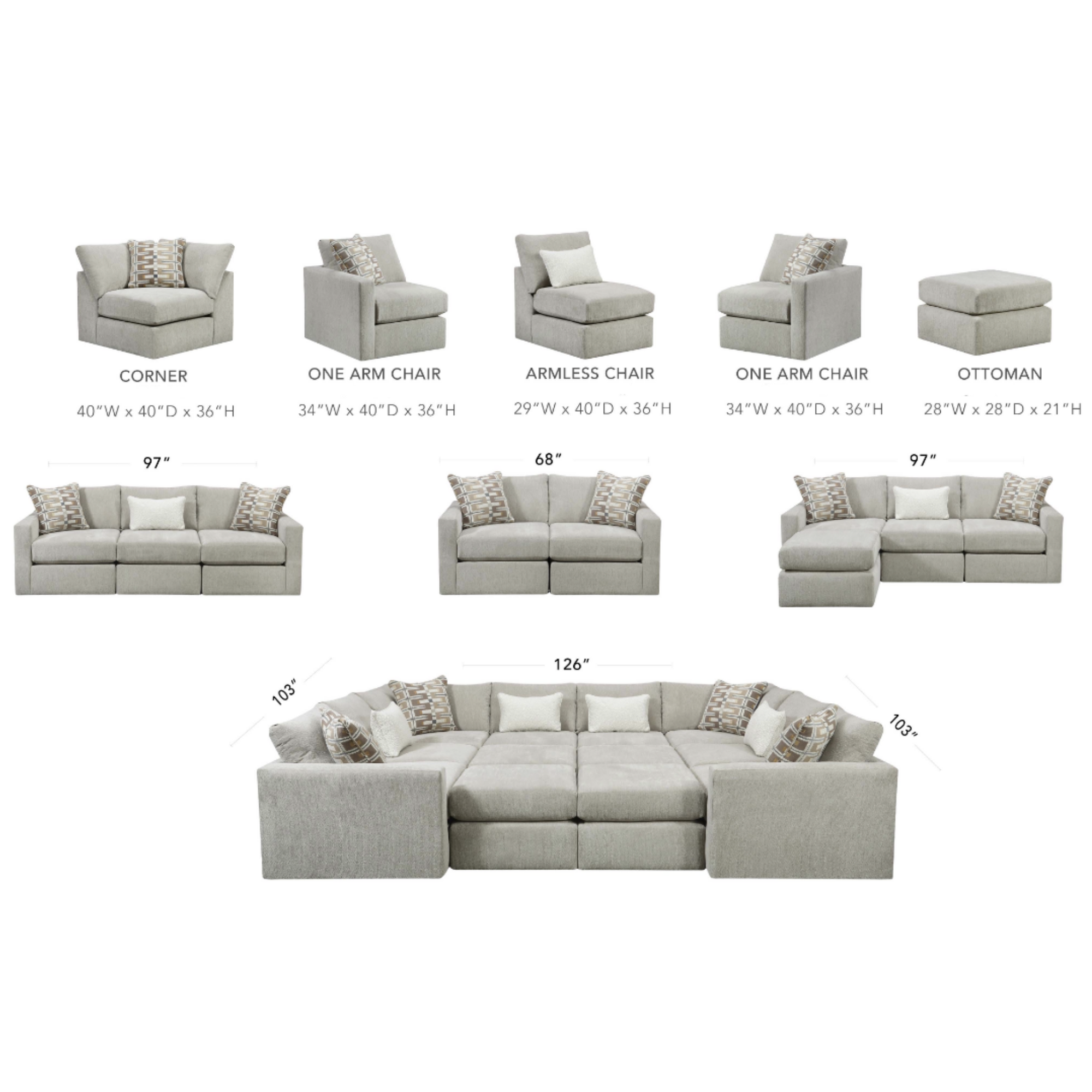 BYO Build Your Own Sectional