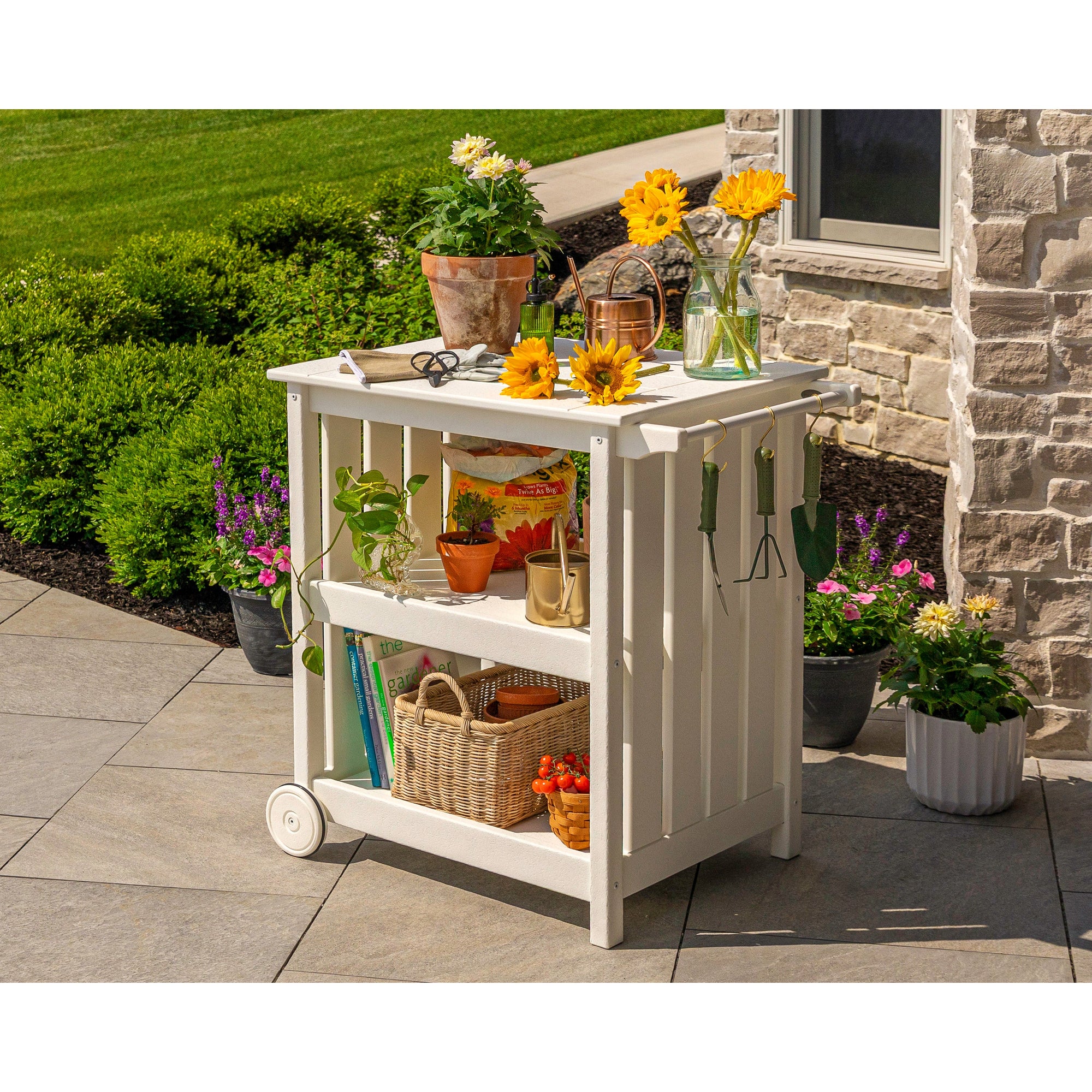 Polywood Vineyard Bar Cart
