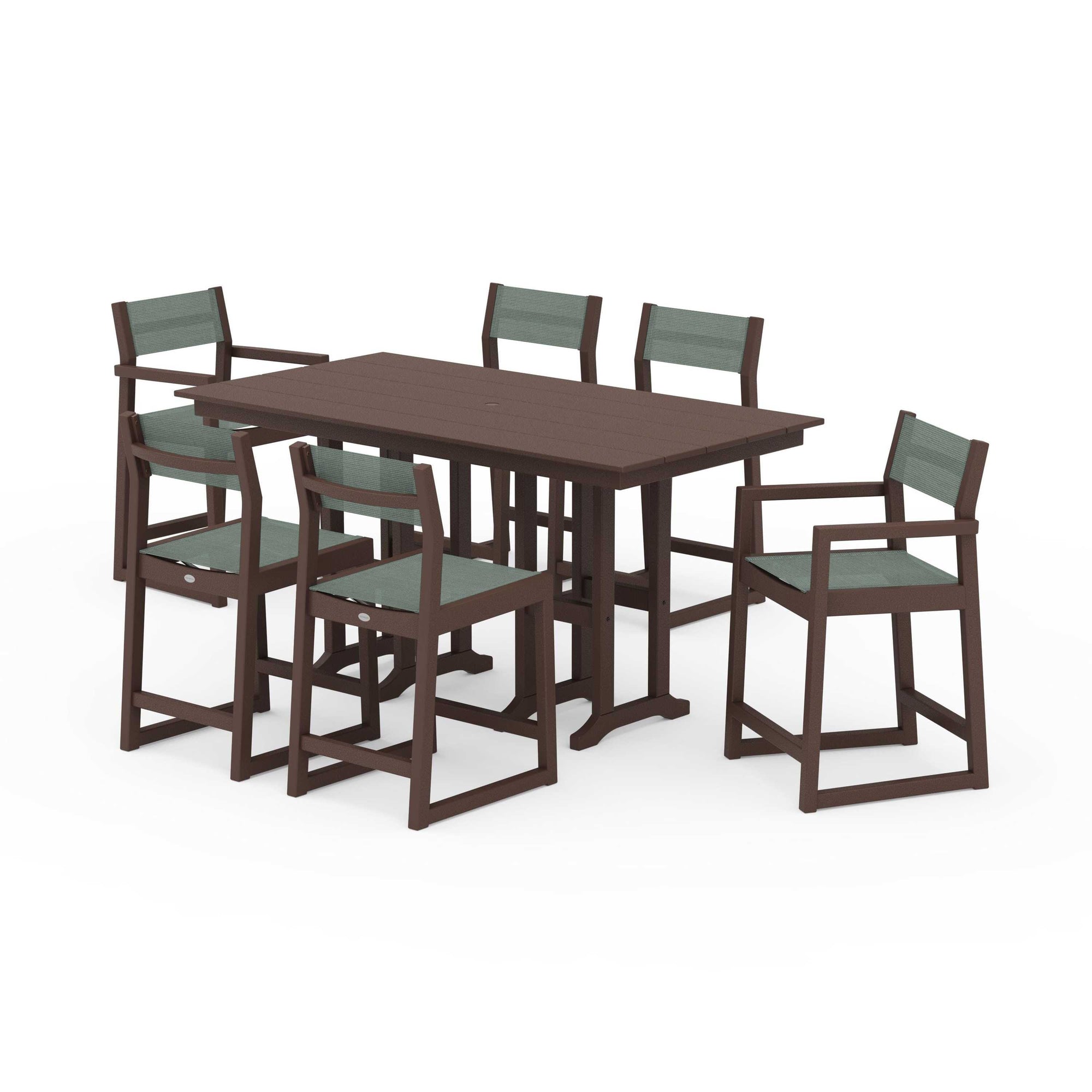 EDGE Sling 7-Piece Farmhouse Counter Set