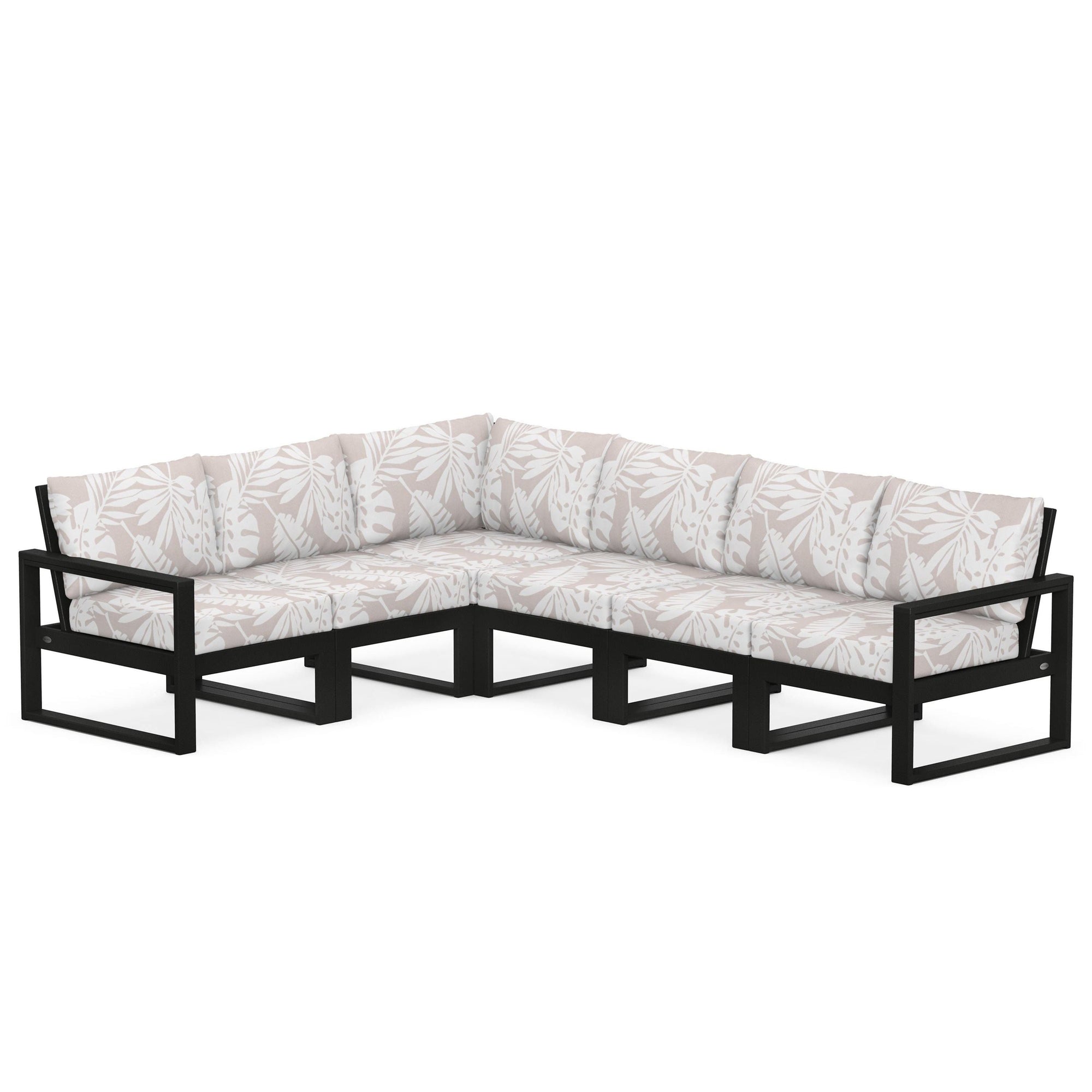 Polywood EDGE 6-Piece Modular Deep Seating Set