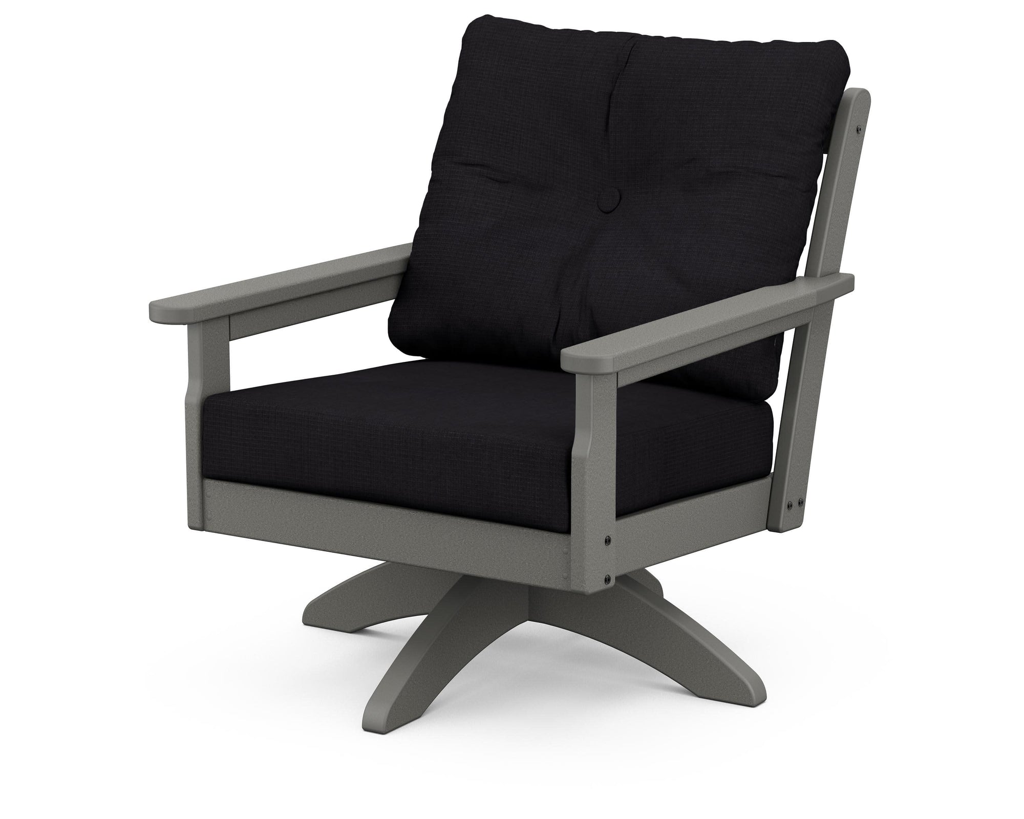Polywood Vineyard Deep Seating Swivel Chair