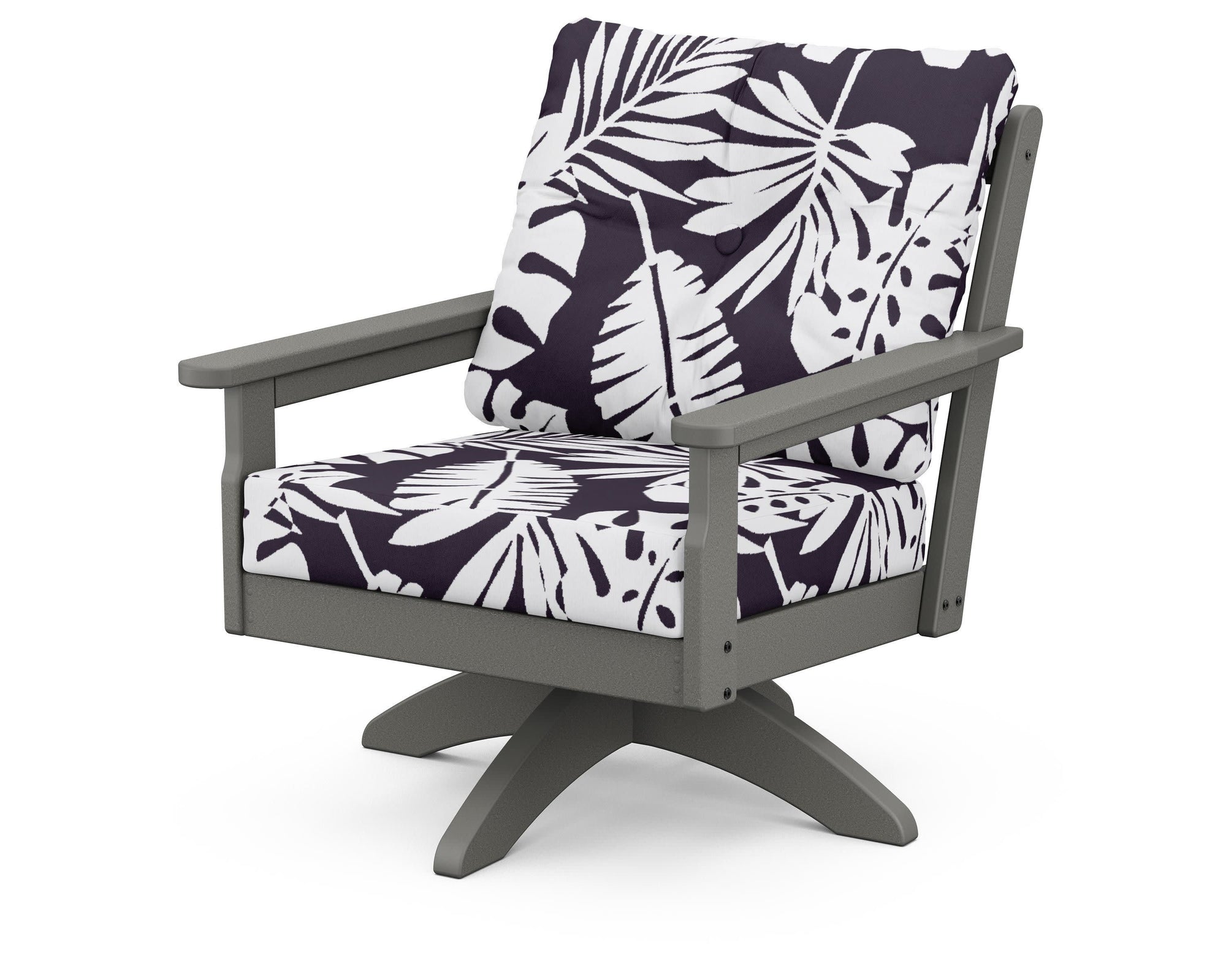 Polywood Vineyard Deep Seating Swivel Chair