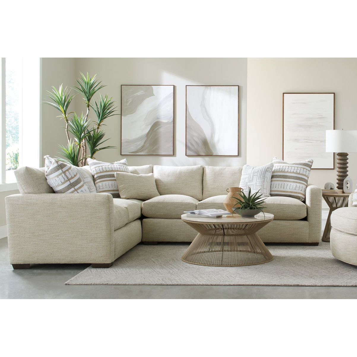 Craftmaster Modern Customizable Sectional