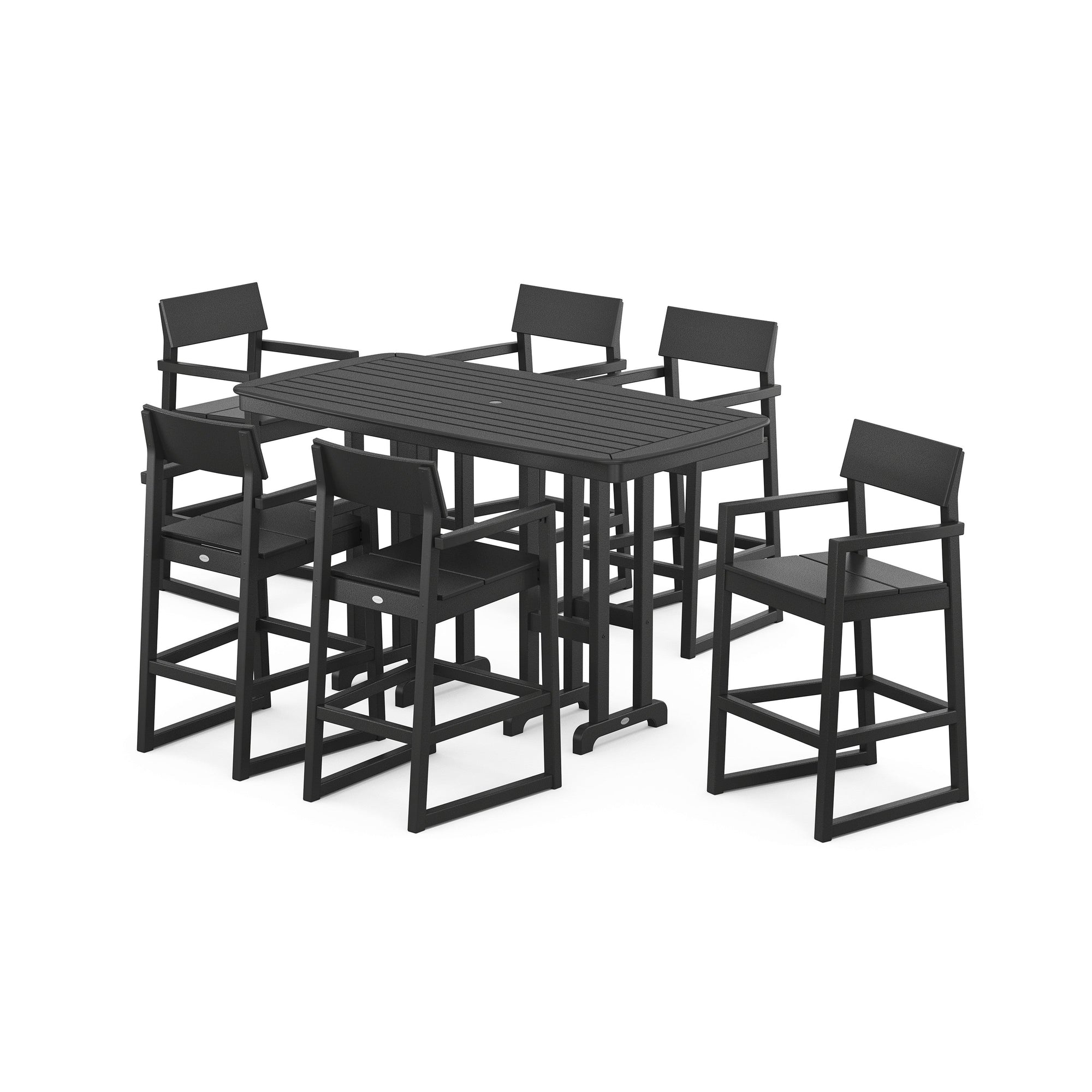 EDGE Arm Chair 7-Piece Bar Set