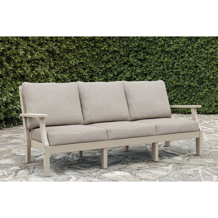 Polywood Outdoor Chinoiserie 75" Deep Seating Sofa