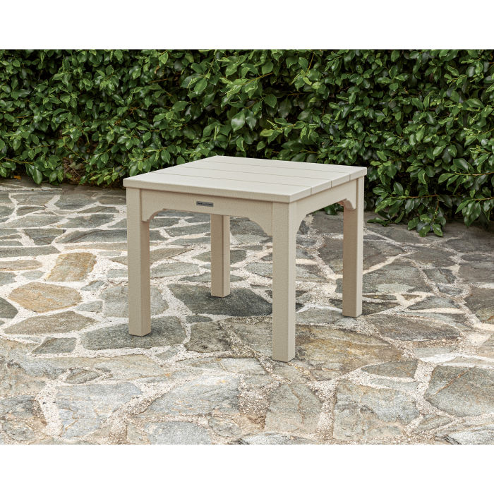 Polywood Outdoor Chinoiserie Square 21" End Table by Martha Stewart