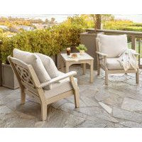 Polywood Outdoor Chinoiserie Square 21&quot; End Table by Martha Stewart