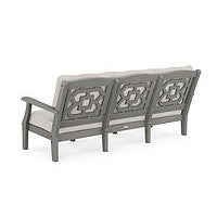 Polywood Outdoor Chinoiserie 75&quot; Deep Seating Sofa