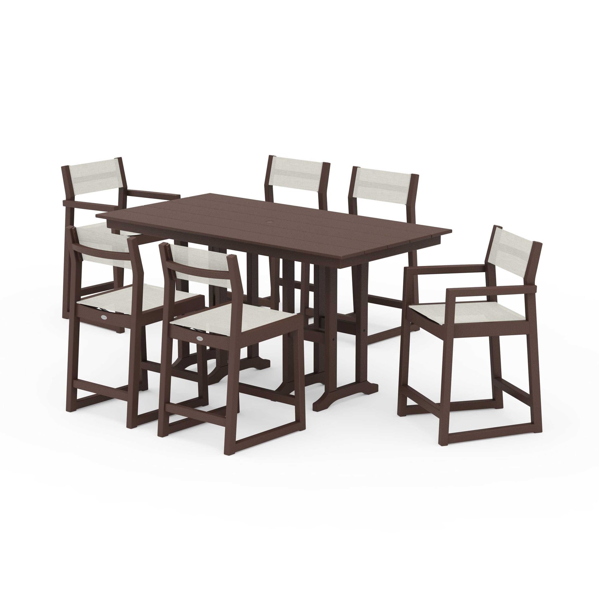 EDGE Sling 7-Piece Farmhouse Counter Set