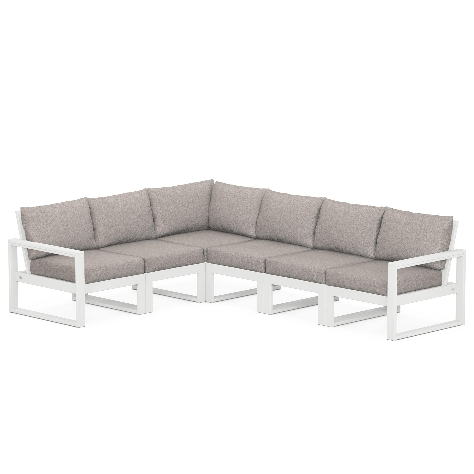 Polywood EDGE 6-Piece Modular Deep Seating Set