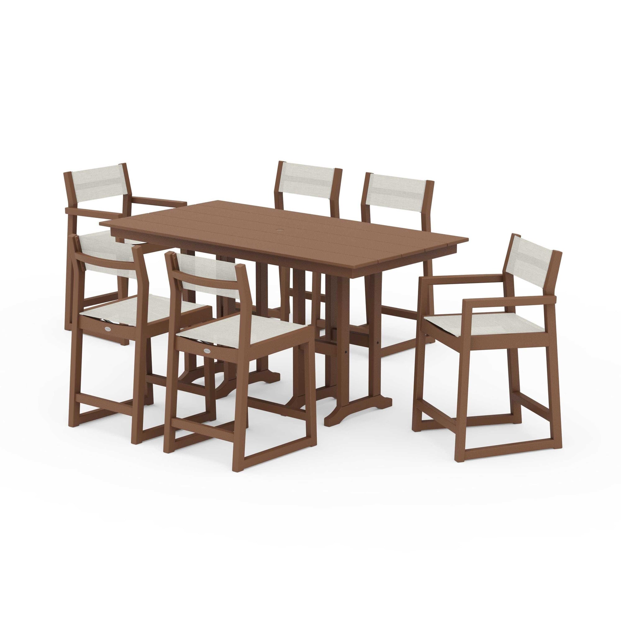 EDGE Sling 7-Piece Farmhouse Counter Set