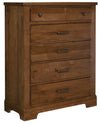 Cool Rustic  5 Drawer Chest
