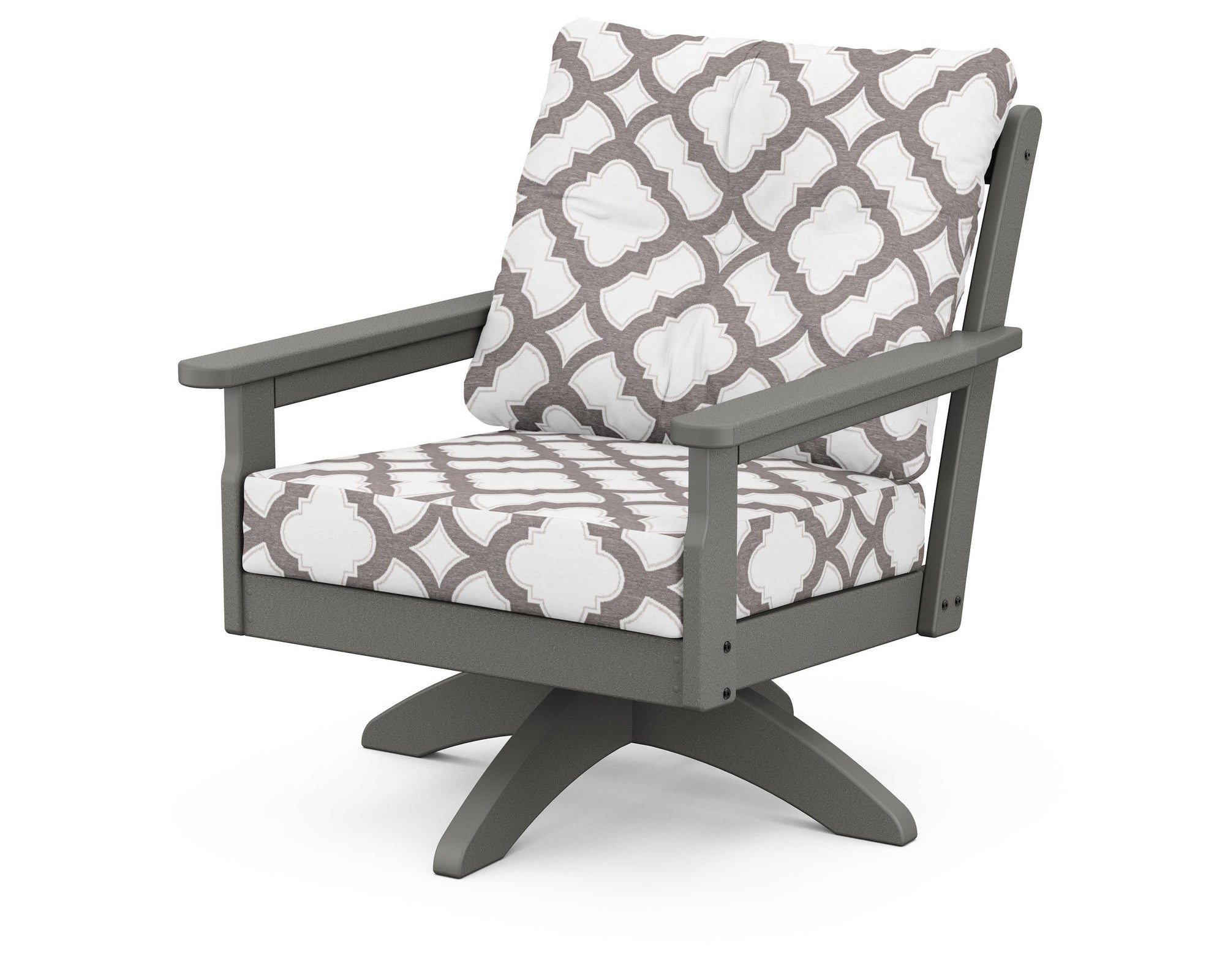 Polywood Vineyard Deep Seating Swivel Chair