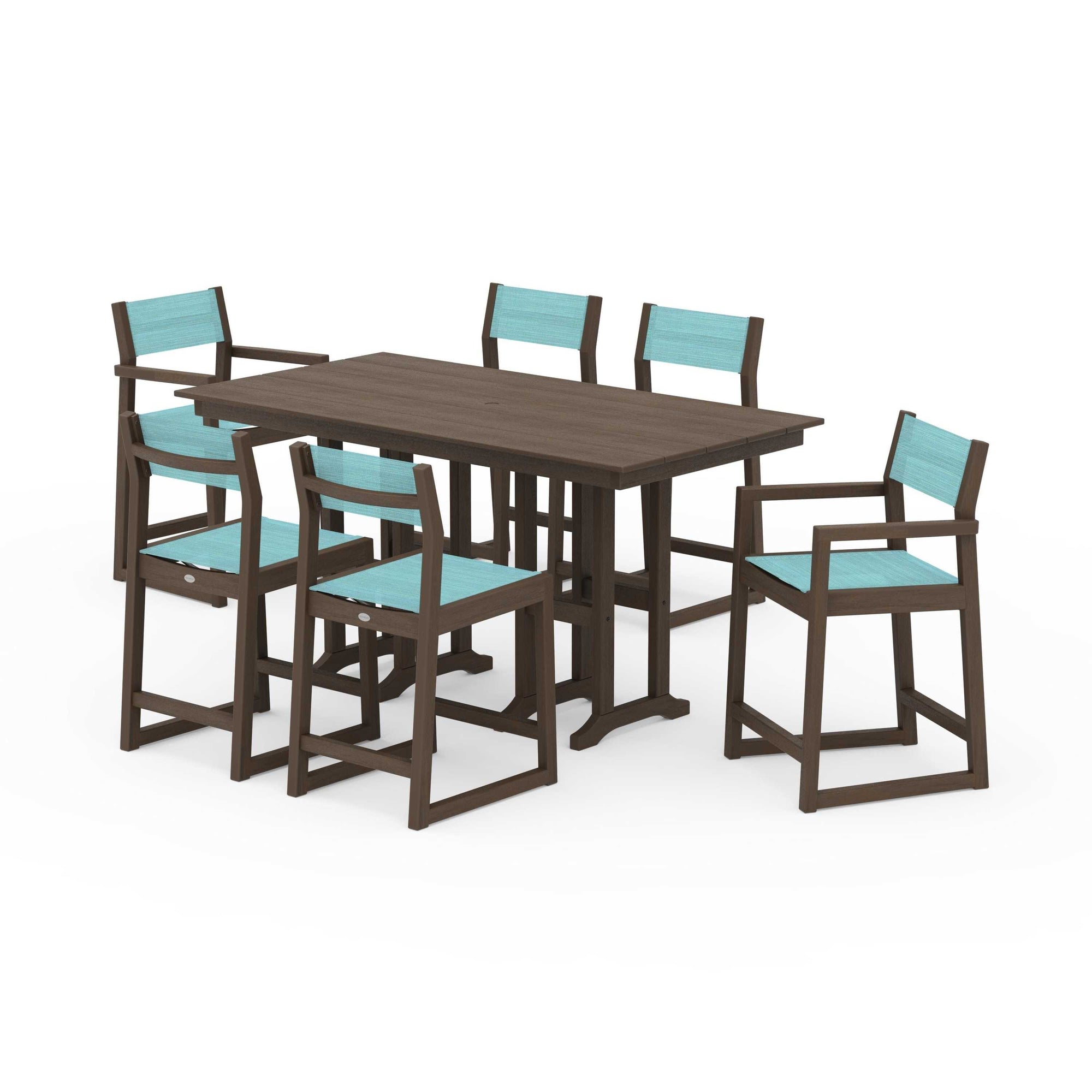 EDGE Sling 7-Piece Farmhouse Counter Set
