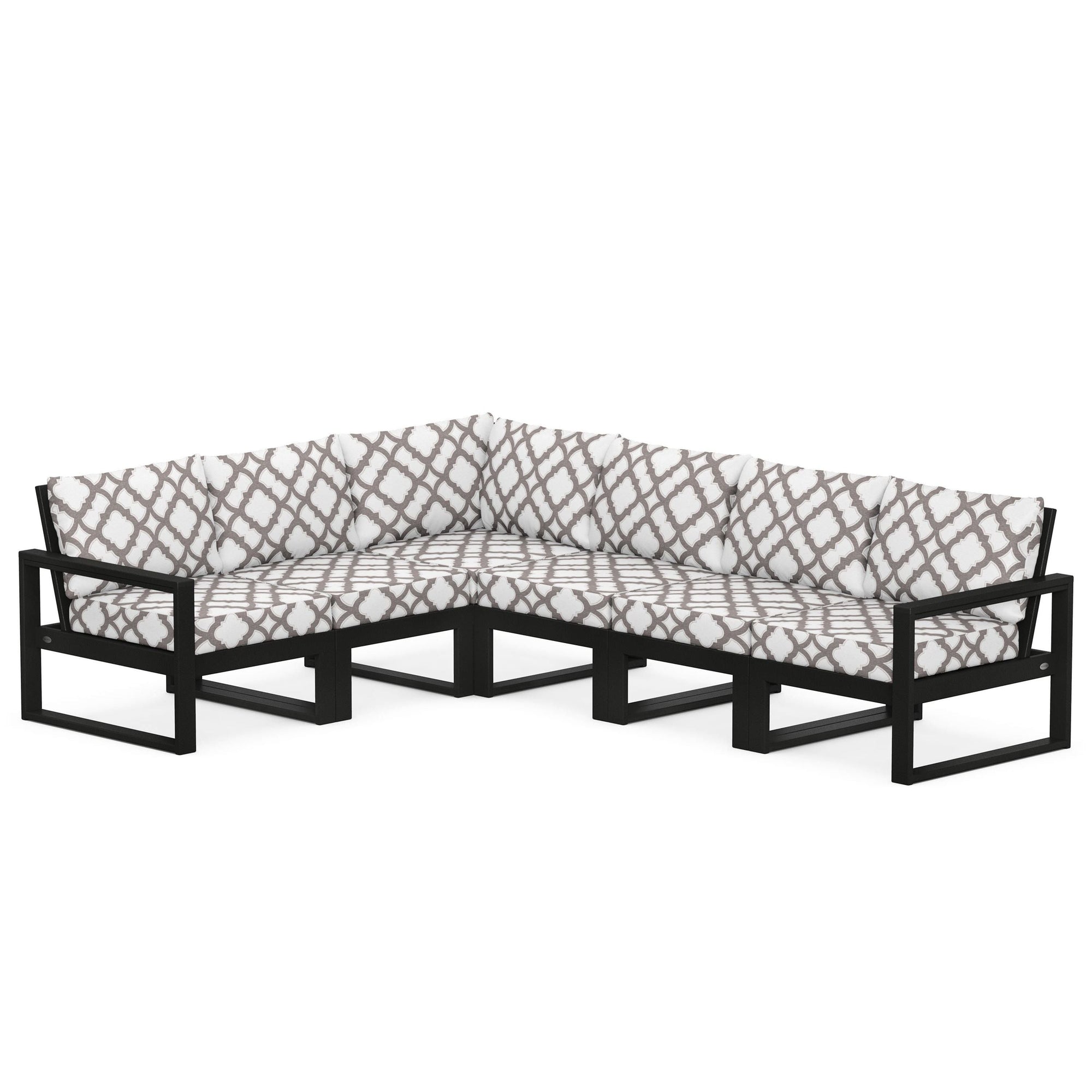 Polywood EDGE 6-Piece Modular Deep Seating Set
