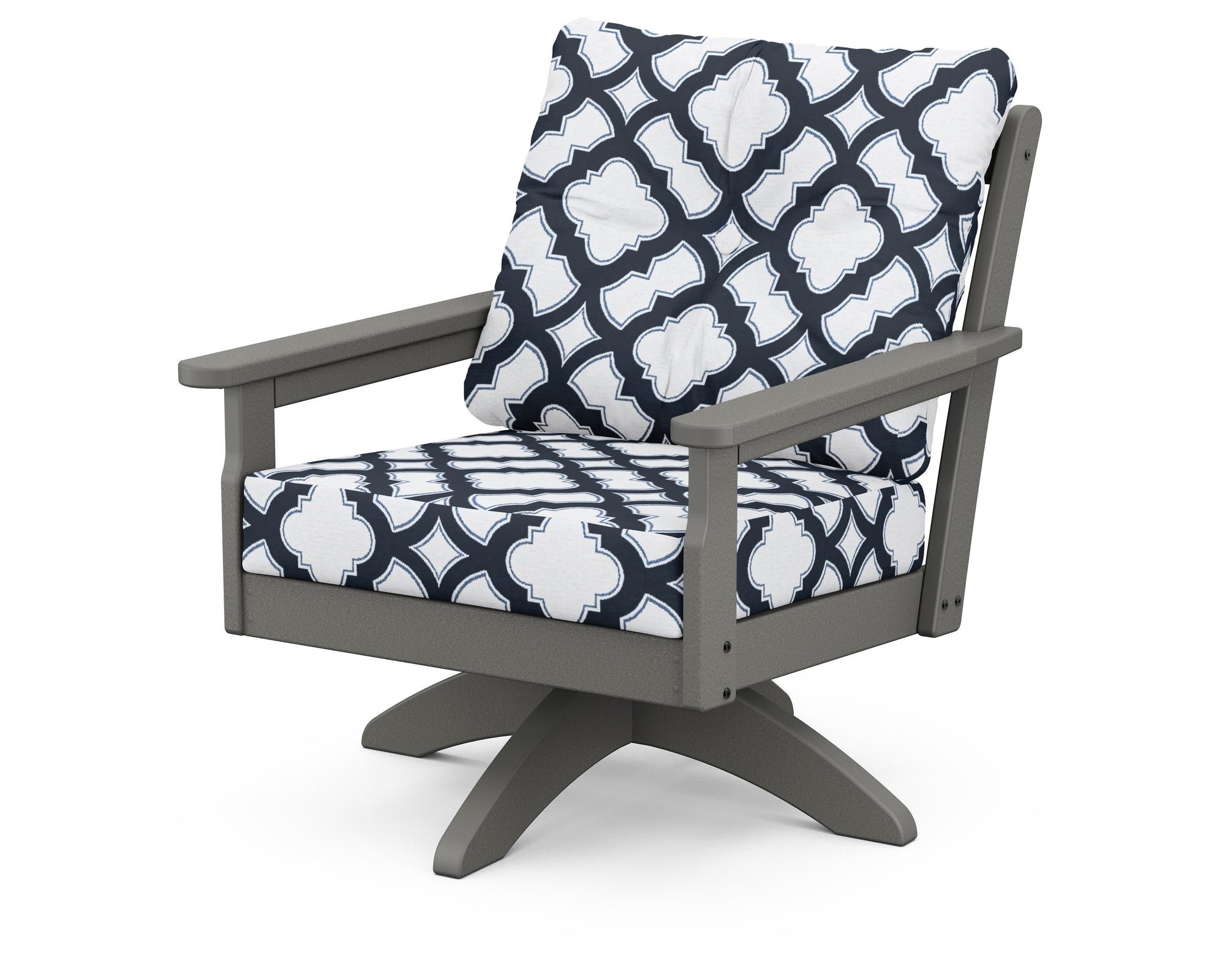 Polywood Vineyard Deep Seating Swivel Chair