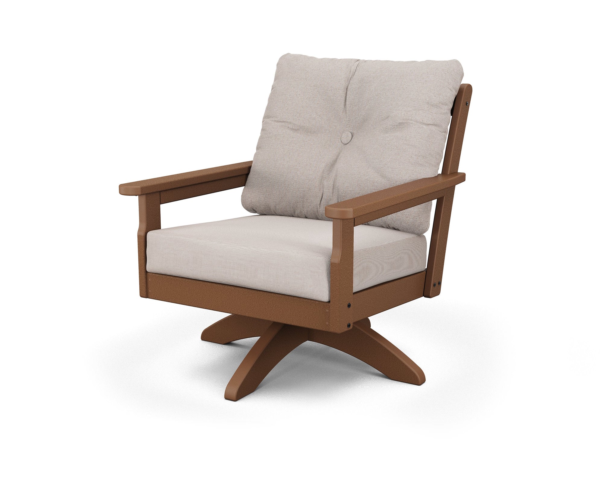 Polywood Vineyard Deep Seating Swivel Chair