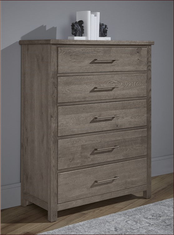Dovetail Sunbleached 5 Drawer Chest