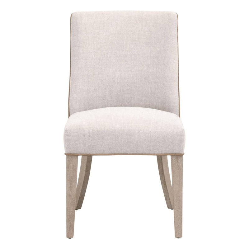 Duet Dining Sidechair Bisque French Linen