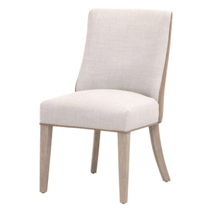 Duet Dining Sidechair Bisque French Linen — view 2