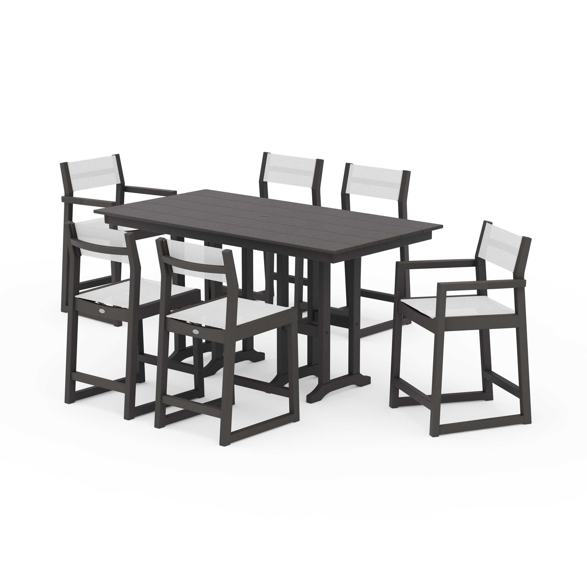 EDGE Sling 7-Piece Farmhouse Counter Set