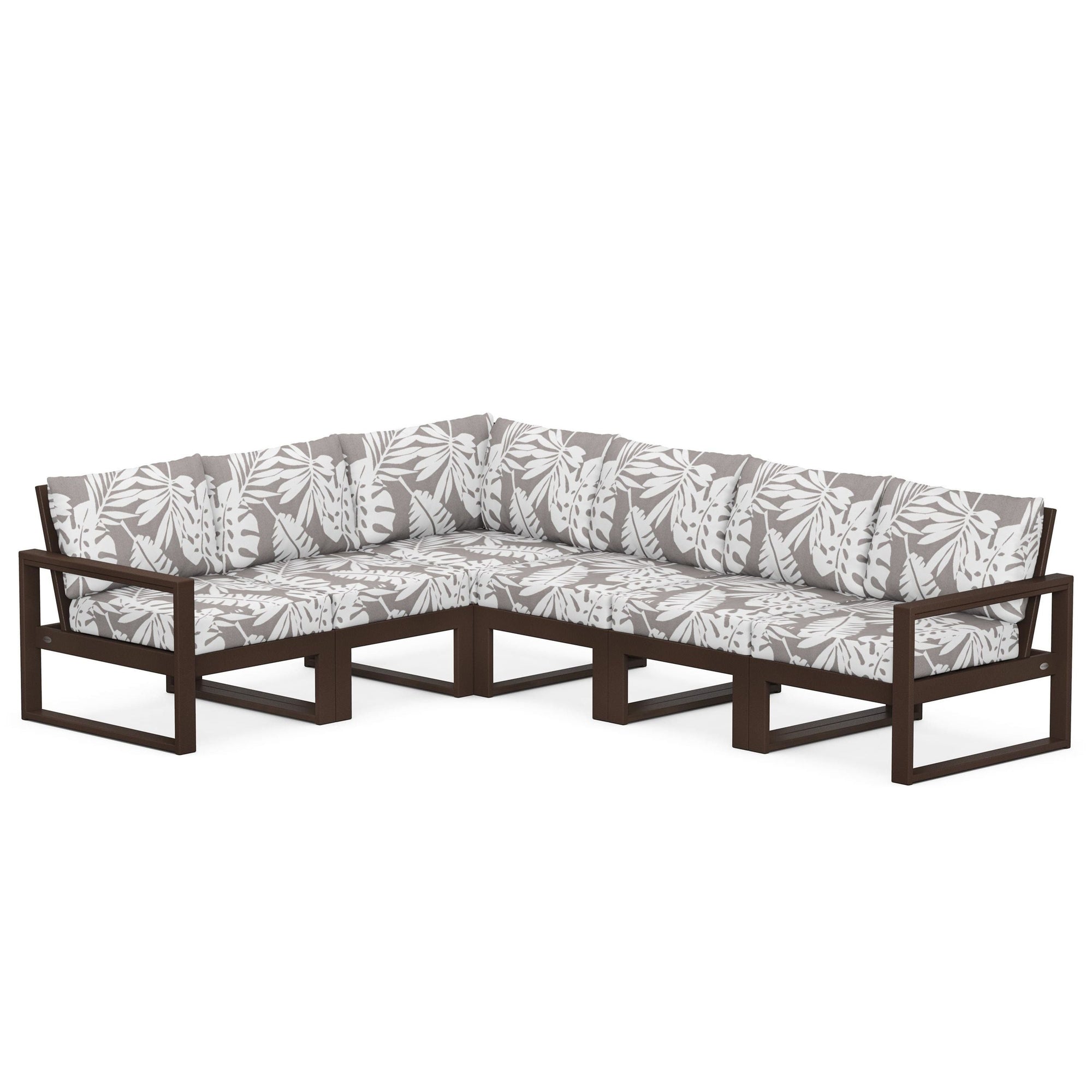 Polywood EDGE 6-Piece Modular Deep Seating Set