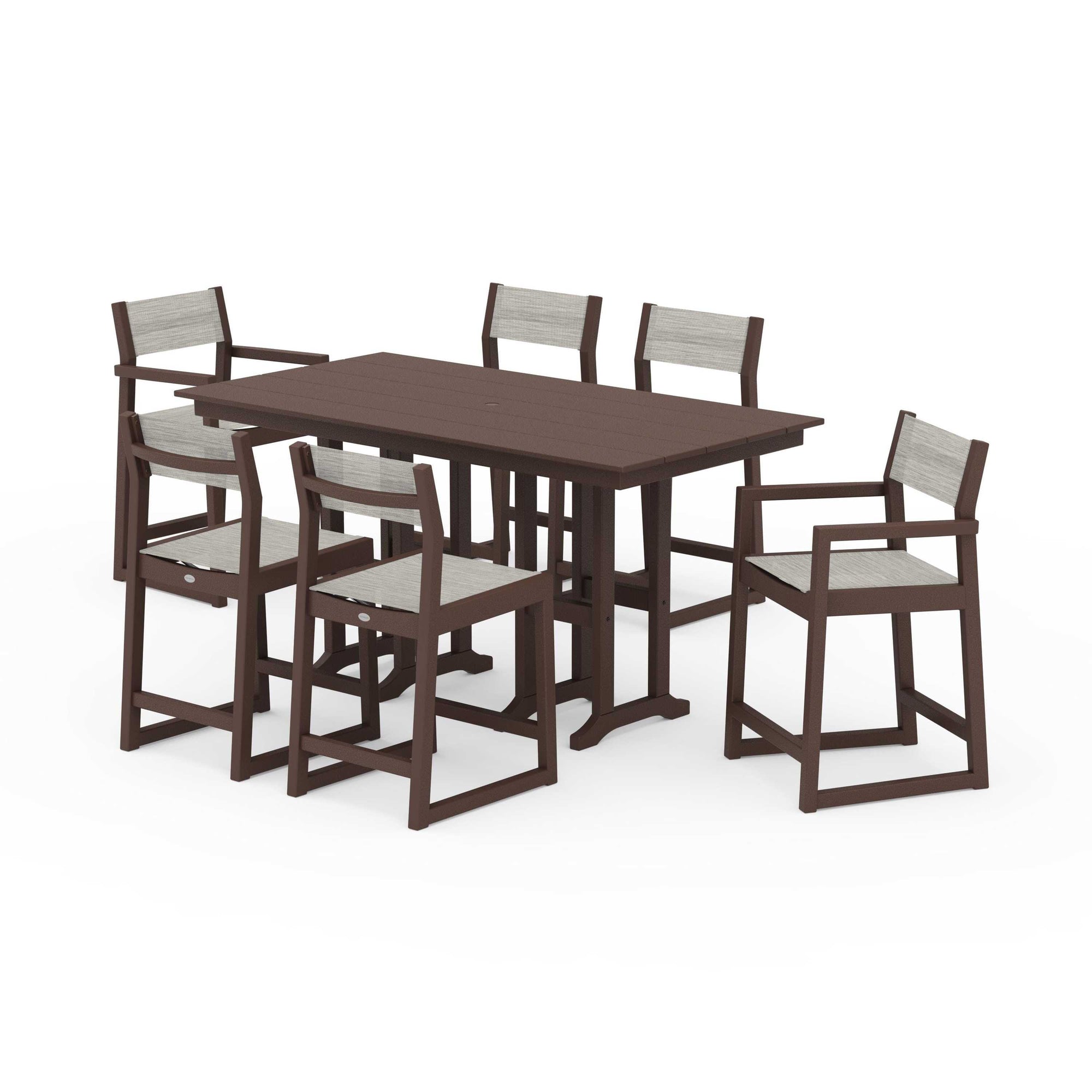 EDGE Sling 7-Piece Farmhouse Counter Set