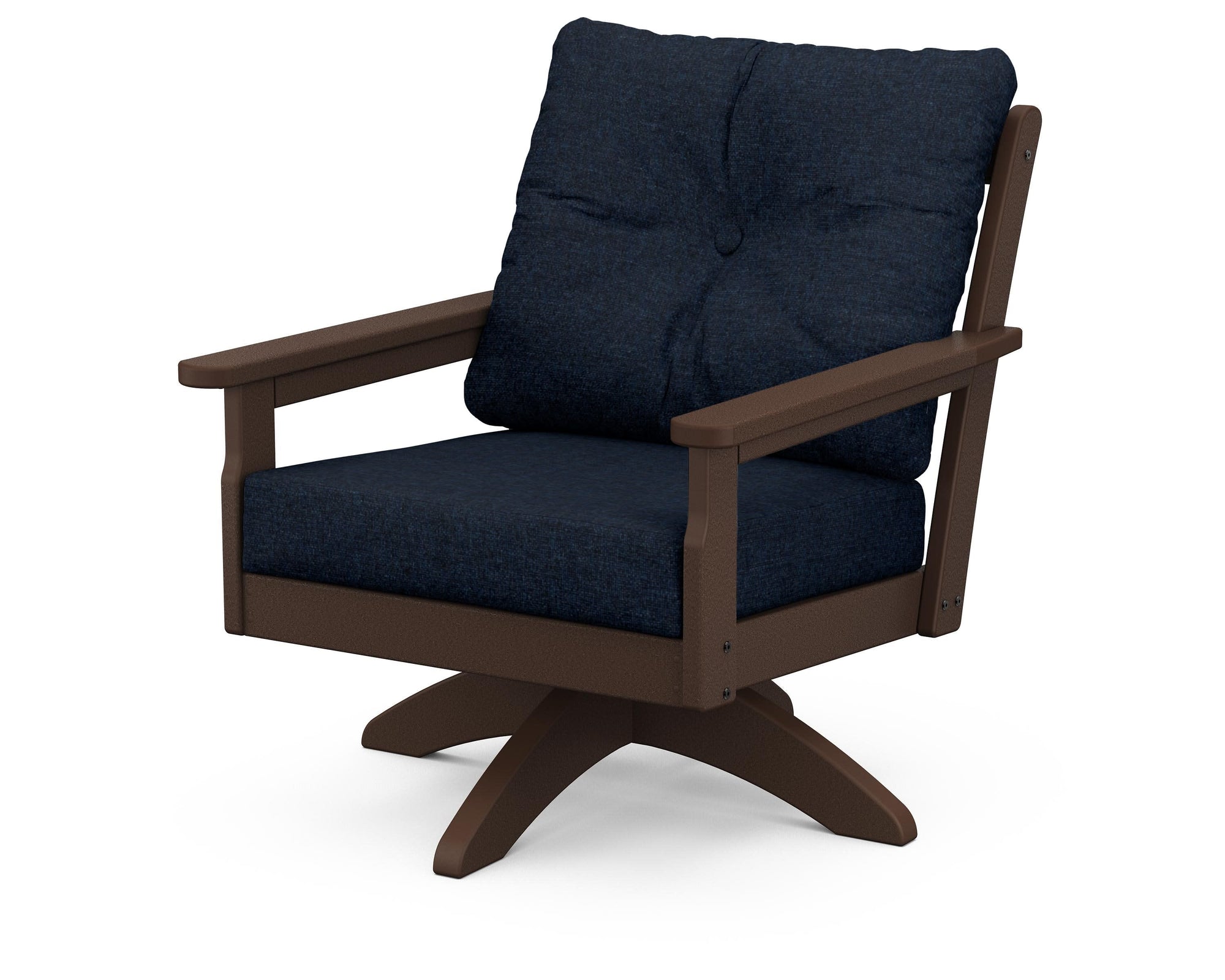 Polywood Vineyard Deep Seating Swivel Chair