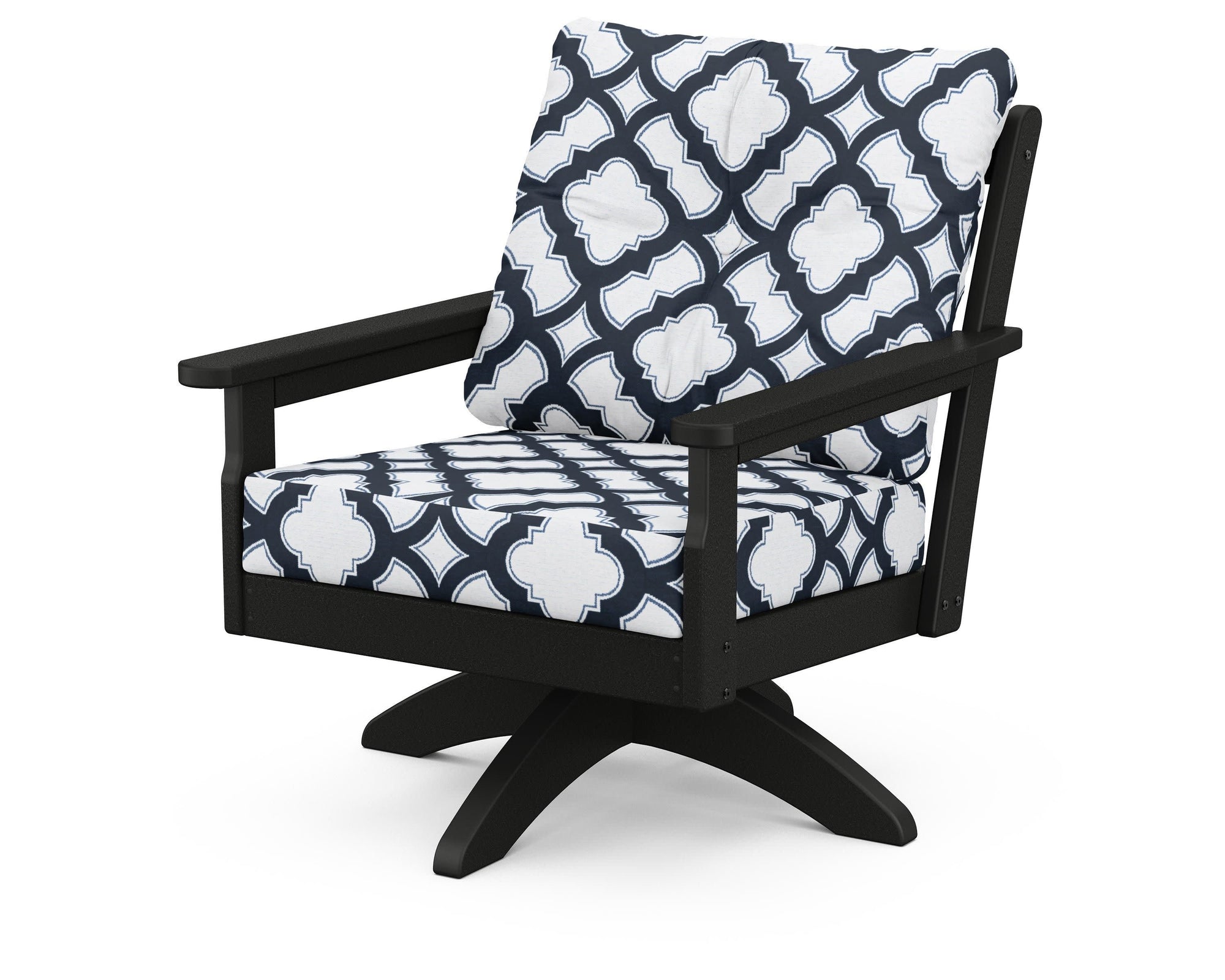 Polywood Vineyard Deep Seating Swivel Chair