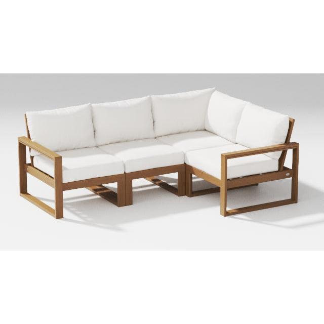 Polywood EDGE Modular 5-Piece Sectional - Select Two-Tone