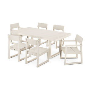 Polywood EDGE 7-Piece Dining Set - Sand — view 2