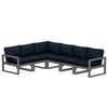 Polywood EDGE  Outdoor 6 pc Deep Seating Sectional