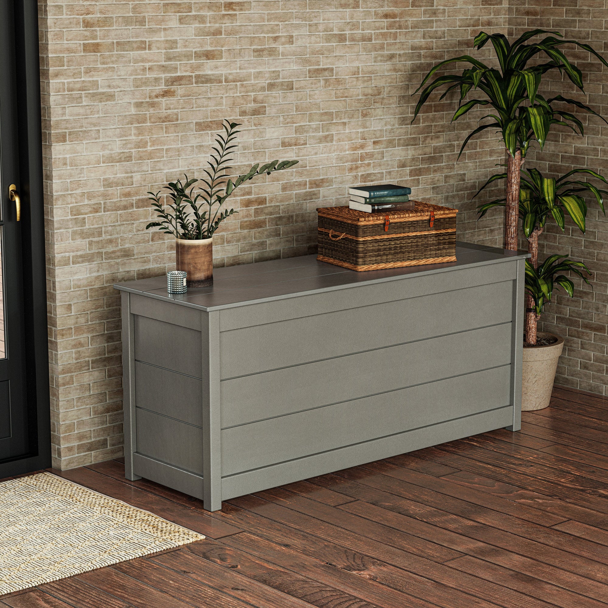 Polywood 68" Console Table with Storage
