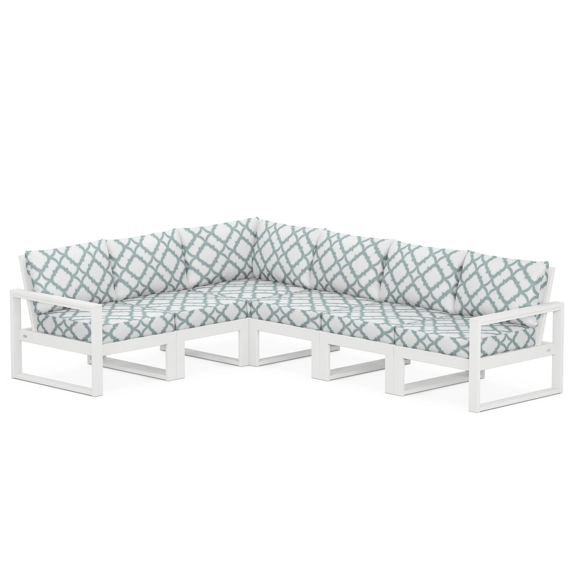 Polywood EDGE 6-Piece Modular Deep Seating Set
