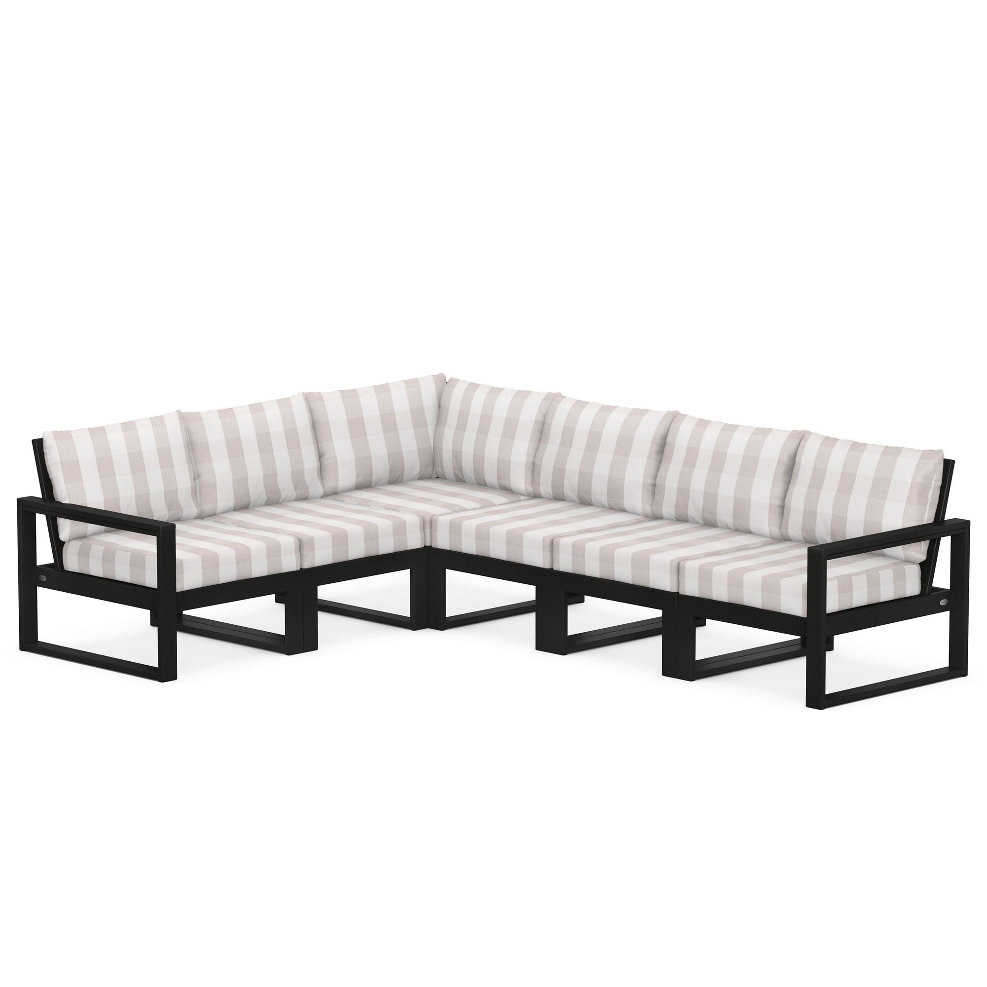 Polywood EDGE 6-Piece Modular Deep Seating Set