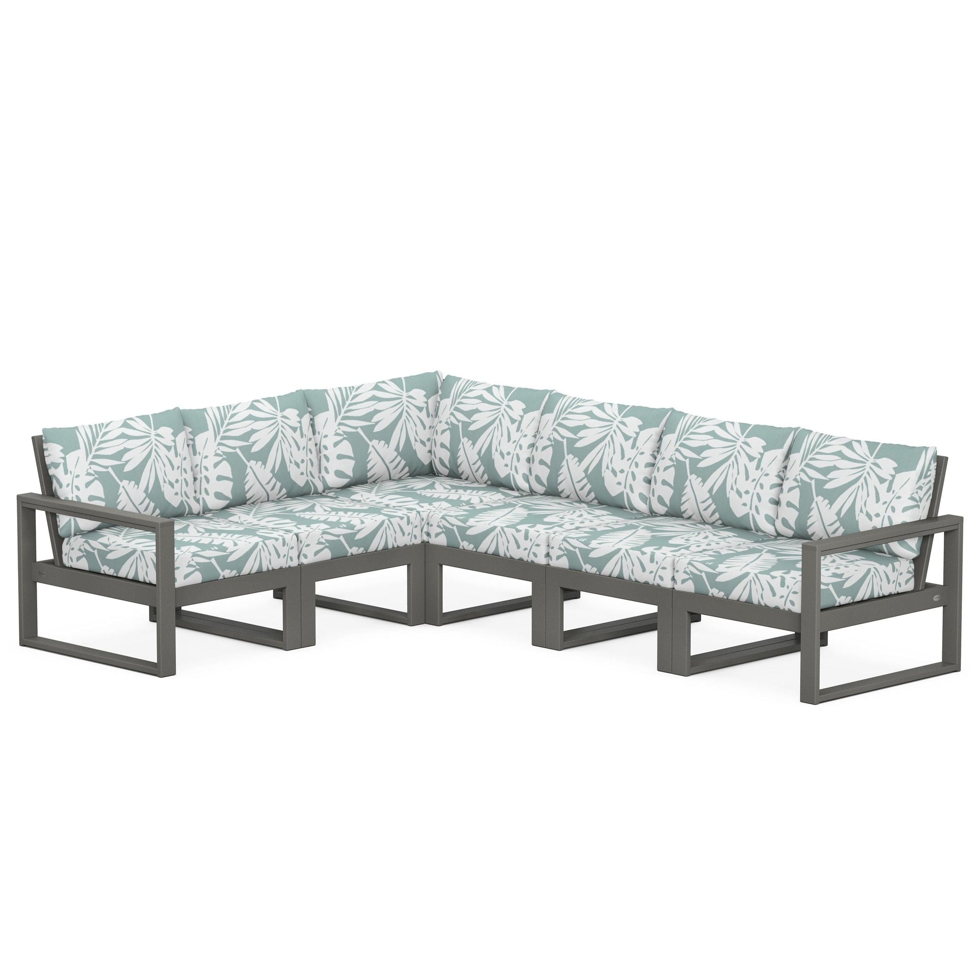 Polywood EDGE 6-Piece Modular Deep Seating Set
