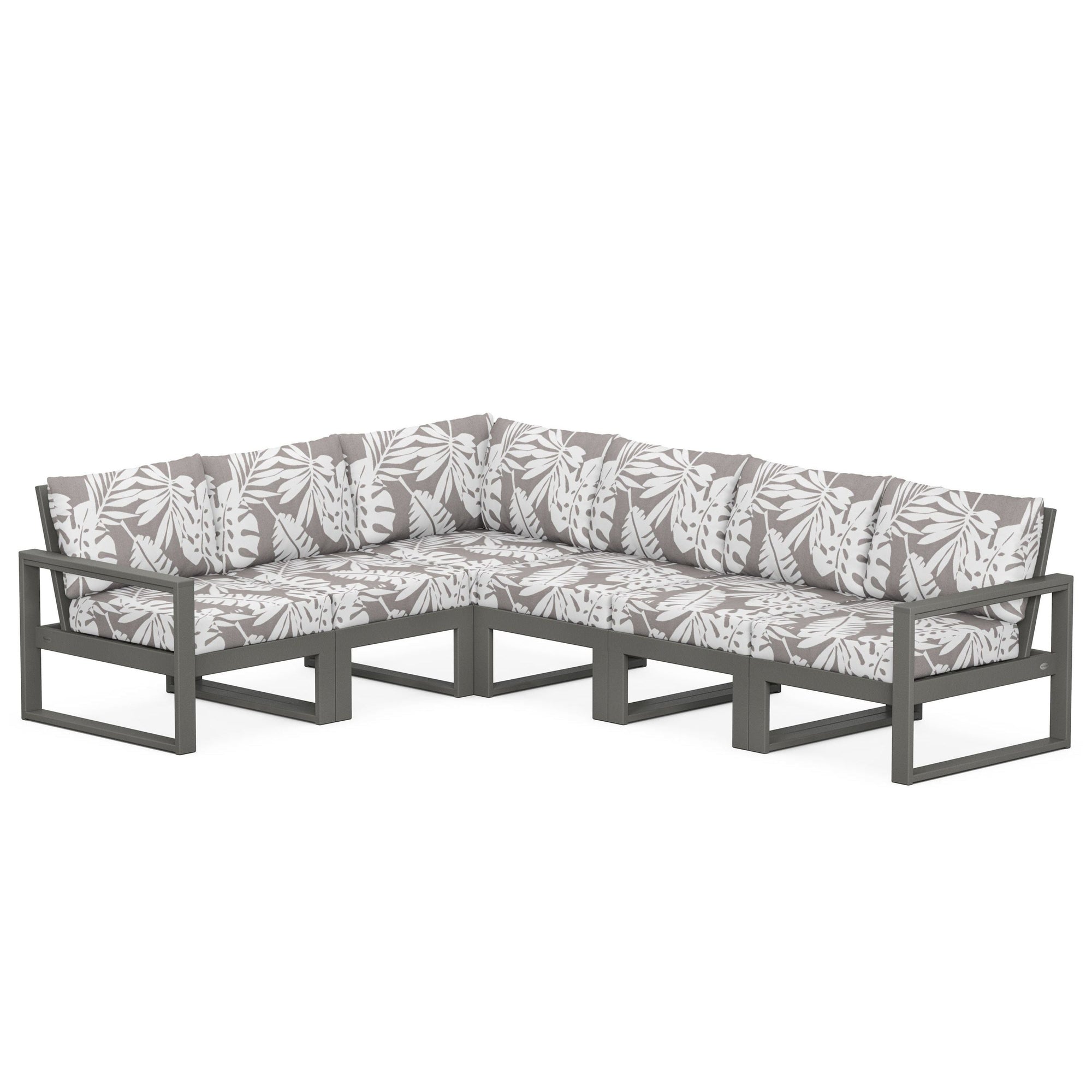 Polywood EDGE 6-Piece Modular Deep Seating Set
