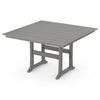 Polywood Outdoor Farmhouse Trestle 59&quot; Counter Table in Gray