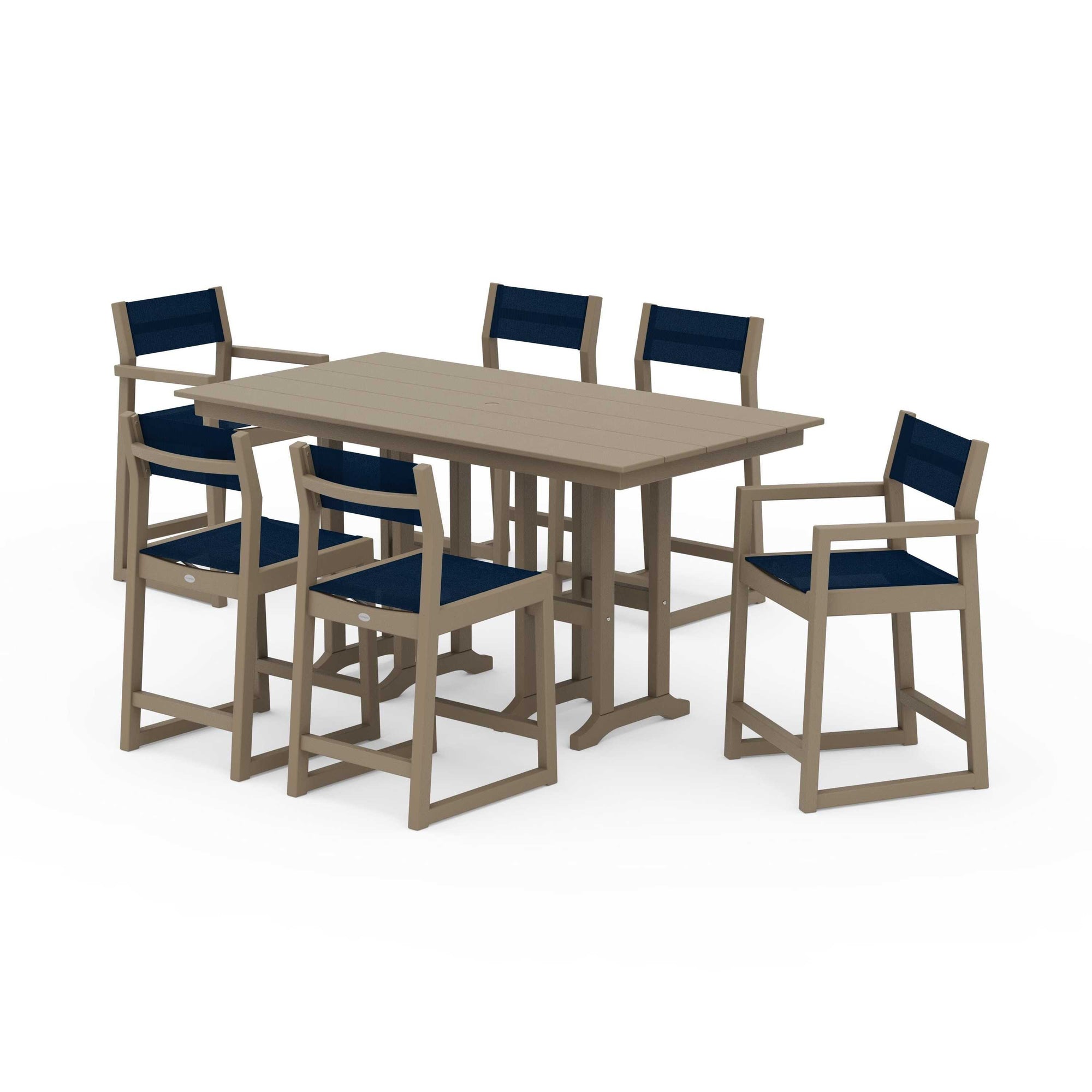 EDGE Sling 7-Piece Farmhouse Counter Set