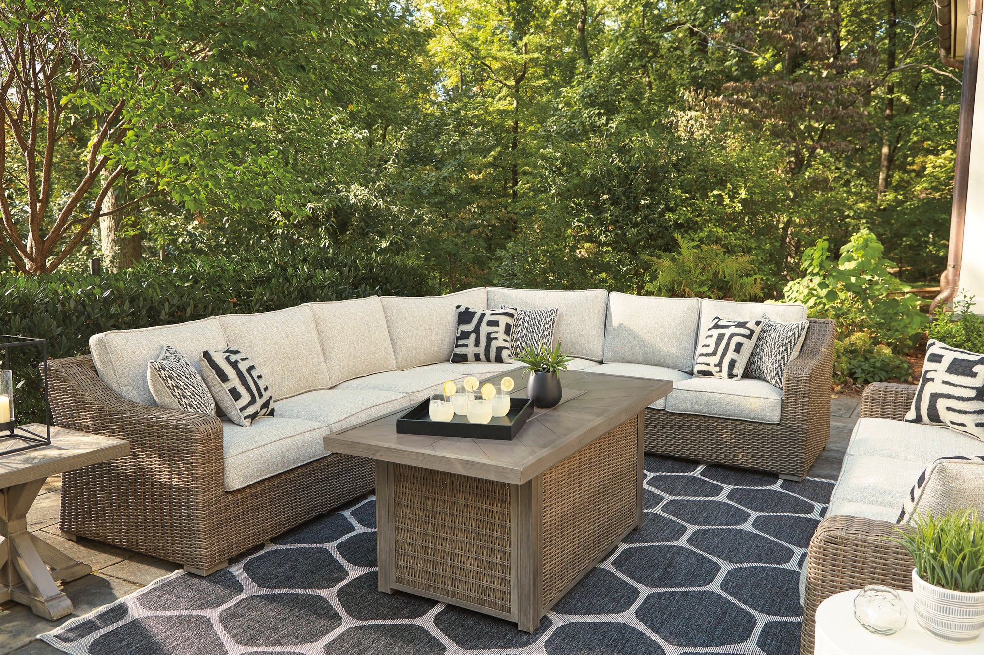 Fire Island Mist Outdoor Sectional