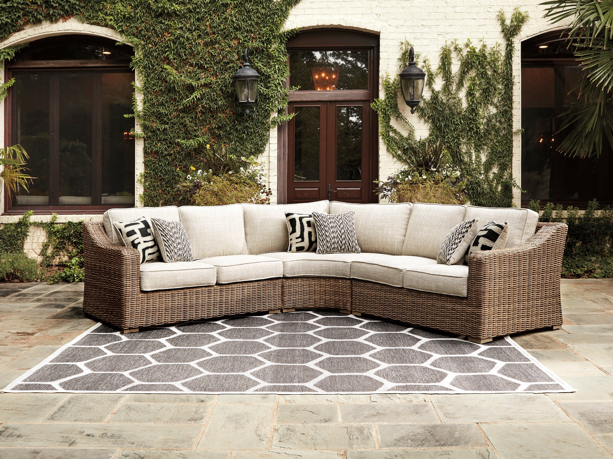 Fire Island Mist Outdoor Sectional