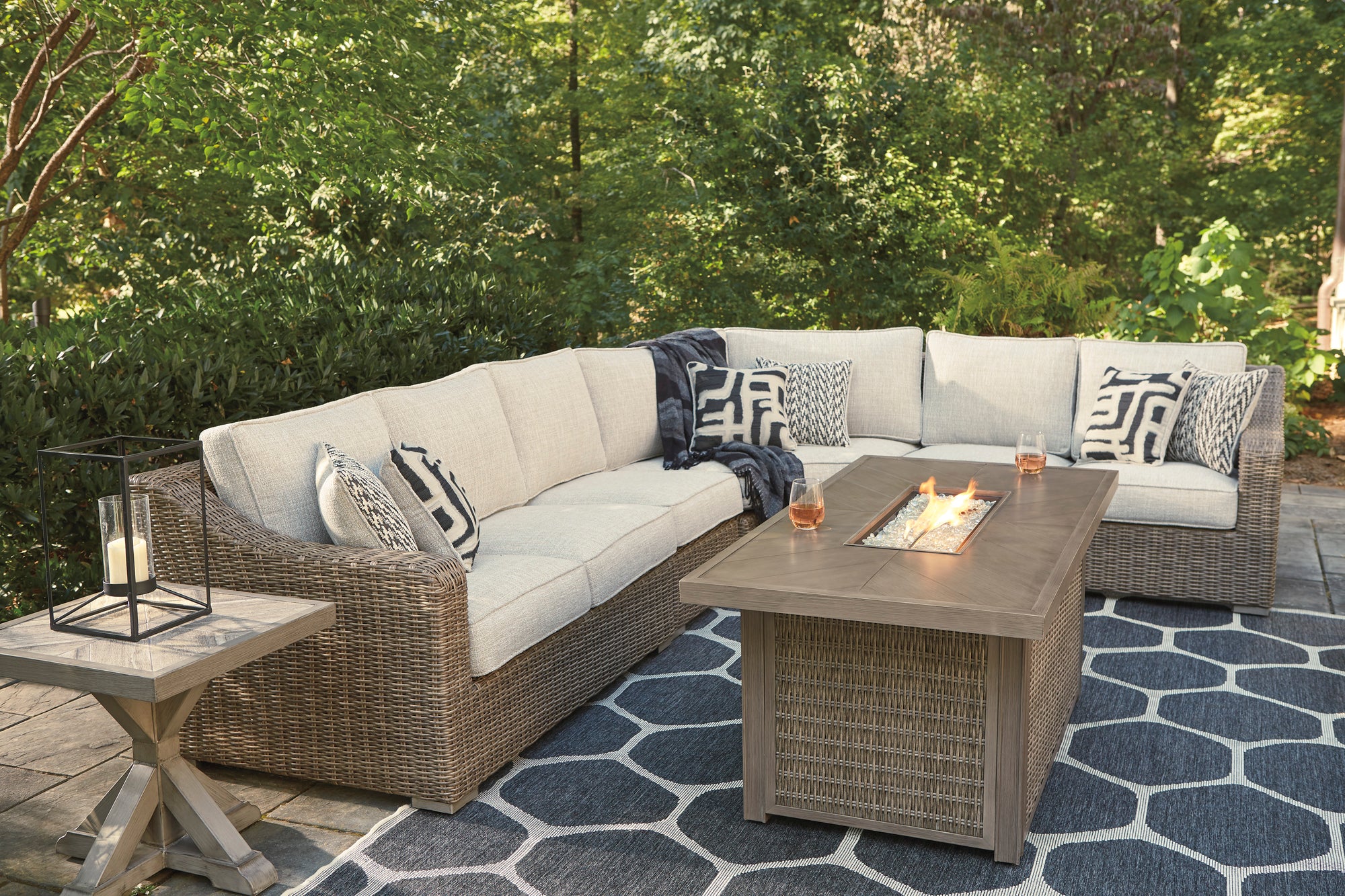Fire Island Mist Outdoor Sectional